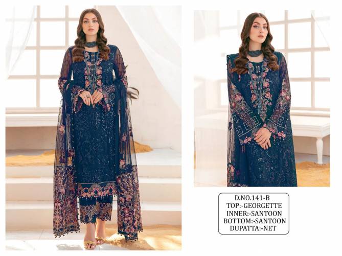 KF 141 Colours Wholesale Pakistani Salwar Suits Catalog
